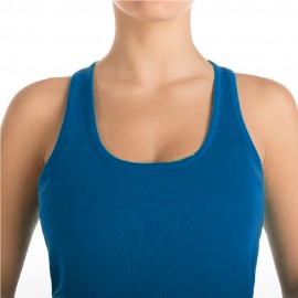T-Shirt Alças - Carolina - Azul Royal